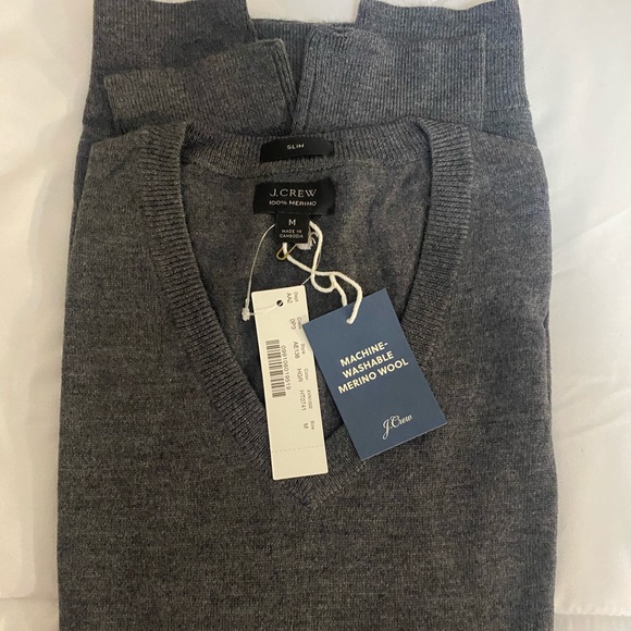 J. Crew Other - J Crew Slim Washable Merino Wool V-Neck Sweater